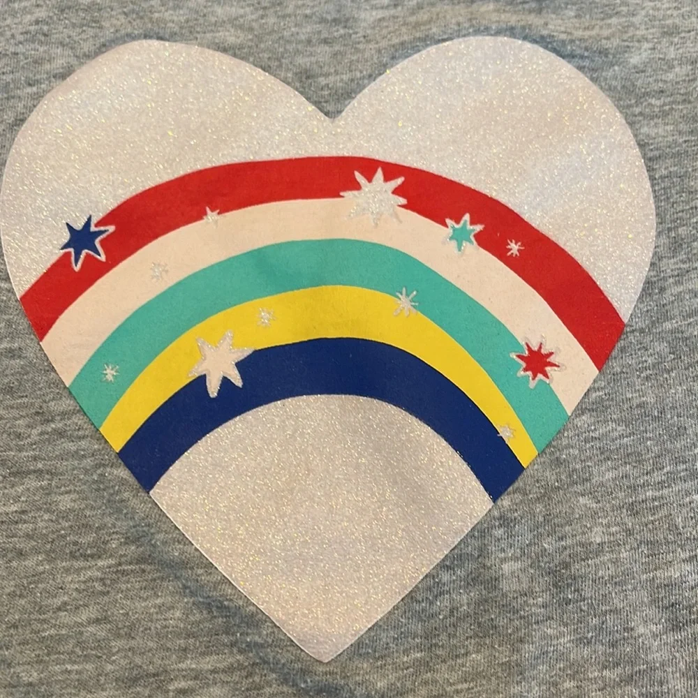 Gap Kids glitter heart tee